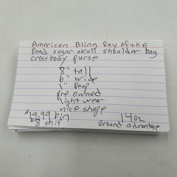 American bling day of the dead sugar skull shoulder‎ bag crossbody purse - Picture 4 of 6